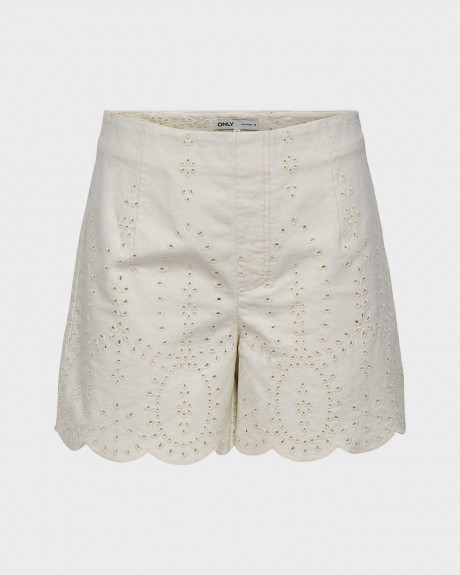 ONLY ELSA WOMEN'S BRODERIE SHORTS - 15363808