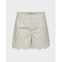 ONLY ELSA WOMEN'S BRODERIE SHORTS - 15363808 - ECRU