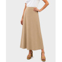 ONLY ITA LIFE WOMEN'S A-LINE SKIRT - 15367739 - BEIGE