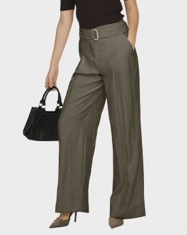 ONLY TILA ΓΥΝΑΙΚΕΙΟ ΠΑΝΤΕΛΟΝΙ WIDE LEG - 15367390 - ΧΑΚΙ