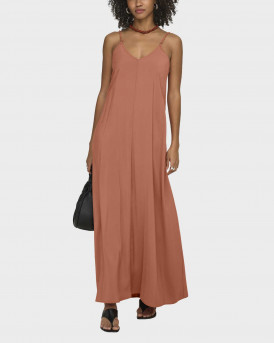 ONLY MADELI WOMEN'S MAXI DRESS - 15371094 - ORANGE