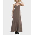 ONLY MADELI WOMEN'S MAXI DRESS - 15371094 - BROWN