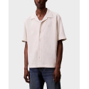 CALVIN KLEIN ΑΝΔΡΙΚΟ ΚΟΝΤΟΜΑΝΙΚΟ ΠΟΥΚΑΜΙΣΟ - LV04RC247G - ΕΚΡΟΥ
