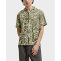 JACK & JONES JPRBLULYON PRINT DOBBY ΑΝΔΡΙΚΟ ΚΟΝΤΟΜΑΝΙΚΟ ΠΟΥΚΑΜΙΣΟ - 12291968 - ΜΟΥΣΤΑΡΔΙ