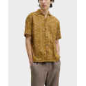 JACK & JONES JPRBLULYON PRINT DOBBY ΑΝΔΡΙΚΟ ΚΟΝΤΟΜΑΝΙΚΟ ΠΟΥΚΑΜΙΣΟ - 12291968 - ΜΟΥΣΤΑΡΔΙ