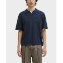 JACK & JONES JORTYLER ΑΝΔΡΙΚΗ ΠΛΕΚΤΗ ΚΟΝΤΟΜΑΝΙΚΗ ΠΟΛΟ ΜΠΛΟΥΖΑ - 12295227 - ΕΚΡΟΥ