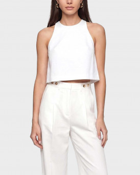 ΜΥ Τ WEARABLES WOMEN'S HALTER TOP - S26T4204 - WHITE