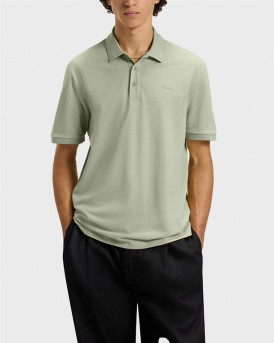 HUGO JERSEY ΑΝΔΡΙΚΗ ΚΟΝΤΟΜΑΝΙΚΗ ΜΠΛΟΥΖΑ ΠΟΛΟ - 50466182  - ΛΑΔΙ