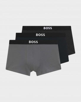 BOSS ΑΝΔΡΙΚΑ ΜΠΟΞΕΡΑΚΙΑ ΣΕΤ 3 ΤΜΧ. - 50549832  - ΓΚΡΙ