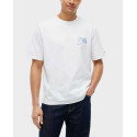 TOMMY JEANS 90S BUBBLE FLAG ΑΝΔΡΙΚΗ ΚΟΝΤΟΜΑΝΙΚΗ ΜΠΛΟΥΖΑ - DM0DM22554 - ΕΚΡΟΥ
