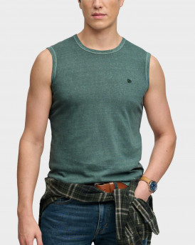 SUPERDRY ΑΝΔΡΙΚΗ ΑΜΑΝΙΚΗ ΜΠΛΟΥΖΑ - M6010954A - ΠΡΑΣΙΝΟ