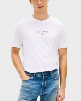 TOMMY HILFIGER ΑΝΔΡΙΚΗ ΚΟΝΤΟΜΑΝΙΚΗ ΜΠΛΟΥΖΑ - MW0MW42363 - ΑΣΠΡΟ