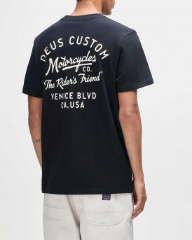 DEUS EX MACHINA CAMBER TEE ΑΝΔΡΙΚΗ ΚΟΝΤΟΜΑΝΙΚΗ ΜΠΛΟΥΖΑ - D261MTS3200 - ΜΑΥΡΟ