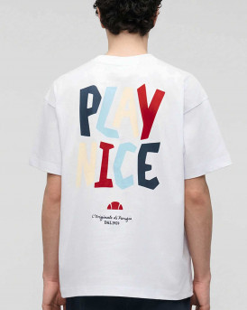 ELLESSE PLAY NICE ΑΝΔΡΙΚΗ ΚΟΝΤΟΜΑΝΙΚΗ ΜΠΛΟΥΖΑ - SHD24395 - ΑΣΠΡΟ