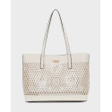 GUESS LETTY WOMEN'S SHOPPER BAG - HWBG991124  - ECRU