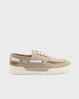 US POLO ASSN ALONSO MEN'S MOCCASINS - ALONSO002 - BEIGE