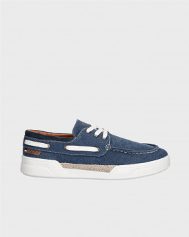 US POLO ASSN ALONSO MEN'S MOCCASINS - ALONSO002 - BLUE
