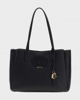 GUESS ISOLA WOMEN'S SHOPPER BAG - HWBG990523  - BLACK