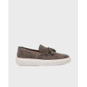 DAMIANI MEN'S LEATHER LOAFERS - 6504 - BROWN