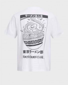 JACK & JONES FLOWER ΑΝΔΡΙΚΗ ΚΟΝΤΟΜΑΝΙΚΗ ΜΠΛΟΥΖΑ - 12297699 - ΑΣΠΡΟ
