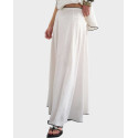 TOPSHOP CARO ΓΥΝΑΙΚΕΙΑ ΜΑΞΙ ΛΙΝΗ ΦΟΥΣΤΑ -  31001230 - ΑΣΠΡΟ