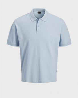 JACK & JONES JPRBLAWESTON ΑΝΔΡΙΚΗ ΚΟΝΤΟΜΑΝΙΚΗ ΠΟΛΟ ΜΠΛΟΥΖΑ - 12297755 - ΓΑΛΑΖΙΟ