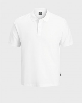 JACK & JONES JPRBLAWESTON ΑΝΔΡΙΚΗ ΚΟΝΤΟΜΑΝΙΚΗ ΠΟΛΟ ΜΠΛΟΥΖΑ - 12297755 - ΑΣΠΡΟ