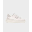 GUESS ELBA WOMEN'S LEATHER SNEAKERS - FMFBANLEL12 - BLACK
