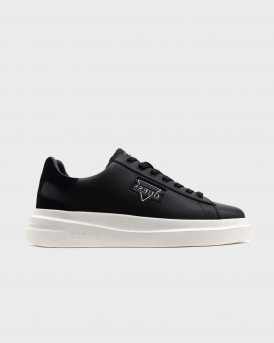 GUESS ELBA WOMEN'S LEATHER SNEAKERS - FMFBANLEL12 - BLACK