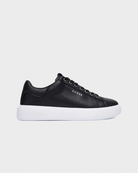GUESS PLAZA MEN'S LEATHER SNEAKERS - FMJAVILEA12
