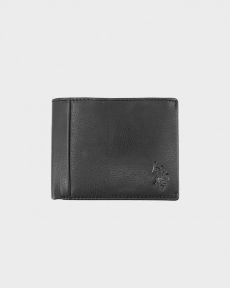 U.S. POLO ASSN. ΑΝΔΡΙΚΟ ΔΕΡΜΑΤΙΝΟ ΠΟΡΤΟΦΟΛΙ - WEUCK2697MH