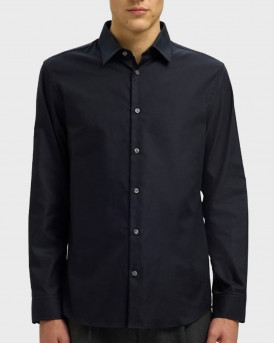 SELECTED HOMME ΑΝΔΡΙΚΟ ΠΟΥΚΑΜΙΣΟ SLIM FIT-16098301 - ΜΑΥΡΟ