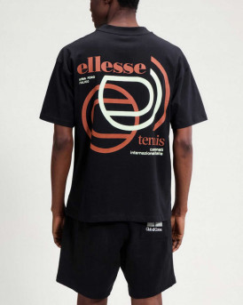 ELLESSE GRAPHICS D'ITALIA ΑΝΔΡΙΚΗ ΚΟΝΤΟΜΑΝΙΚΗ ΜΠΛΟΥΖΑ - SHD23806 - ΜΑΥΡΟ