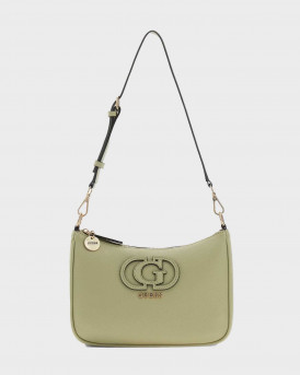 GUESS ISOLA WOMEN'S SHOULDER BAG - HWBG990518  - OLIVE GREEN