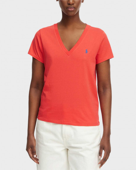 POLO RALPH LAUREN WOMEN'S V-NECK T-SHIRT - 211B14611002