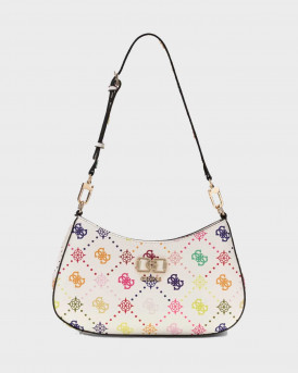 GUESS EMELIE WOMEN'S SHOULDER BAG - HWGM992818  - ECRU