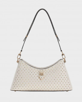 GUESS PATSIE WOMEN'S SHOULDER BAG - HWZE991918  - ECRU