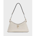 GUESS PATSIE WOMEN'S SHOULDER BAG - HWZE991918  - ECRU