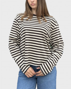 ONLY ONLCARLINA LIFE WOMEN'S LONG SLEEVE BLOUSE - 15365100 - BROWN
