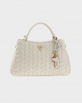 GUESS CHERYL WOMEN'S HANDBAG - ΗWΤQ972006  - ECRU
