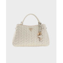 GUESS CHERYL WOMEN'S HANDBAG - ΗWΤQ972006  - ECRU