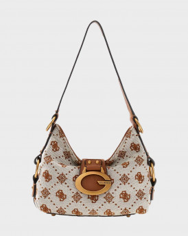 GUESS CAMDEN WOMEN'S MINI SHOULDER BAG - ΗWRB930872  - BEIGE