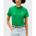 TOMMY HILFIGER WOMEN'S SHORT SLEEVE T-SHIRT - WW0WW48699 - ECRU