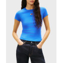 TOMMY HILFIGER WOMEN'S SHORT SLEEVE T-SHIRT - DW0DW17881 - ECRU