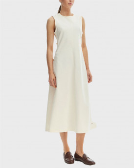 TOMMY HILFIGER WOMEN'S SHORT SLEEVE DRESS - WW0WW48774 - BEIGE