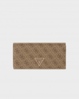 GUESS LAUREL ΓΥΝΑΙΚΕΙΟ ΠΟΡΤΟΦΟΛΙ - SWSG7459155  - ΜΠΕΖ