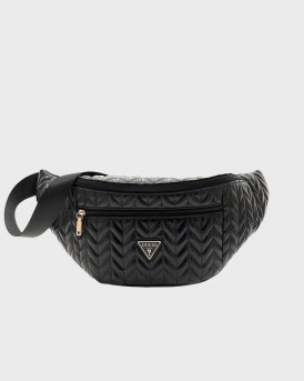 GUESS CHERYL WOMEN'S WAIST BAG - ΤWQΝ972008 - BLACK