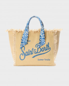 MC2 SAINT BARTH VANITY BLUE SAFARI WOMEN'S TOTE BAG - VANI045 09245L - BEIGE