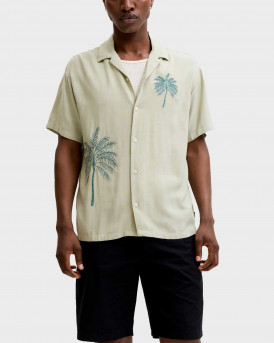 JACK & JONES ΑΝΔΡΙΚΟ ΚΟΝΤΟΜΑΝΙΚΟ ΠΟΥΚΑΜΙΣΟ - 12296413 - ΛΑΧΑΝΙ