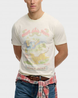 SUPERDRY VINTAGE LOGO TOKYO ΑΝΔΡΙΚΗ ΚΟΝΤΟΜΑΝΙΚΗ ΜΠΛΟΥΖΑ - Μ1012235Α - ΕΚΡΟΥ